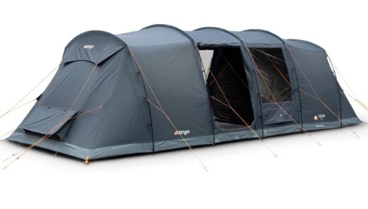 Dome tent at The Pop-Up Camp, unofficial camping for the Oasis concerts at Knebworth 2027